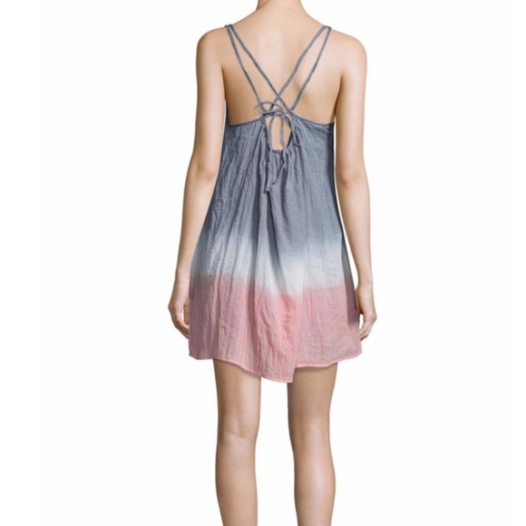 Gauze Dress in Grey & Pink - Picture 2 of 2